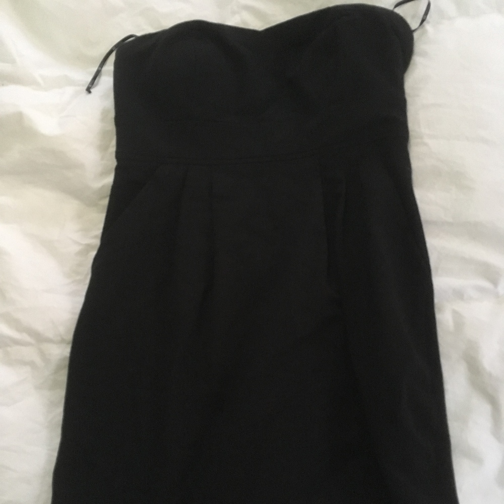 Cute Black Short Strapless Forever 21 Dress Size M